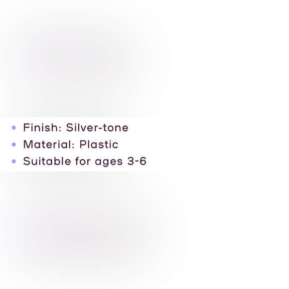 Claire’s Silver Tiara Headband with Faux Rhinestones Special Occasion White Veil - Picture 12 of 12